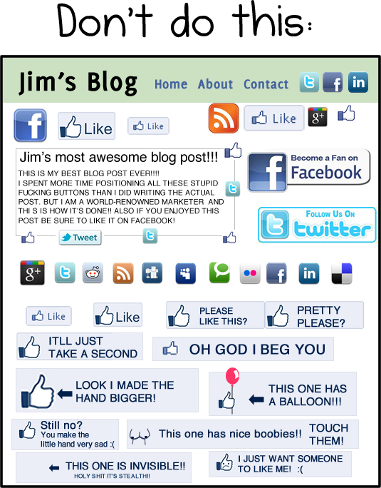 too many like buttons