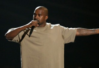 Kanye West accepts the video vanguard award at the MTV Video Music Awards at the Microsoft Theater on Sunday, Aug. 30, 2015, in Los Angeles. (Photo by Matt Sayles/Invision/AP)