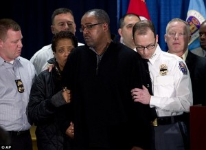 Ofc Colsons parents and PG county police staff 